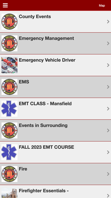 Tioga County Training Screenshot