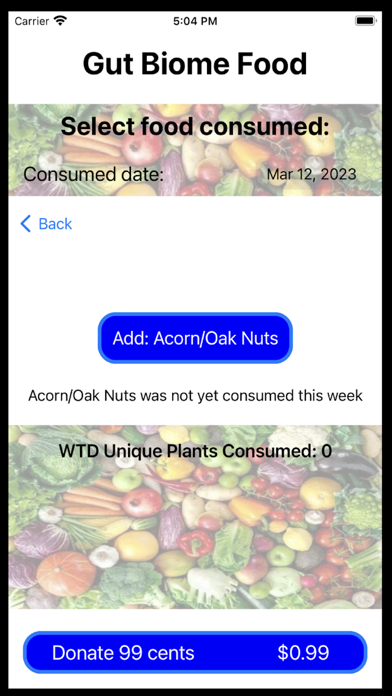 Gut Biome Food Screenshot
