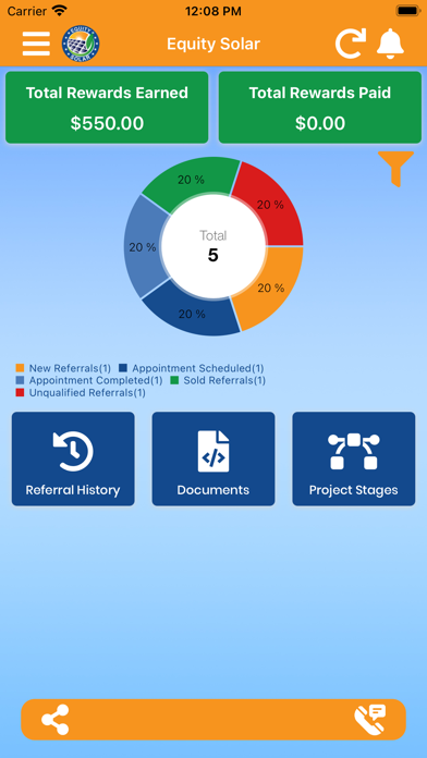 Equity Solar Screenshot