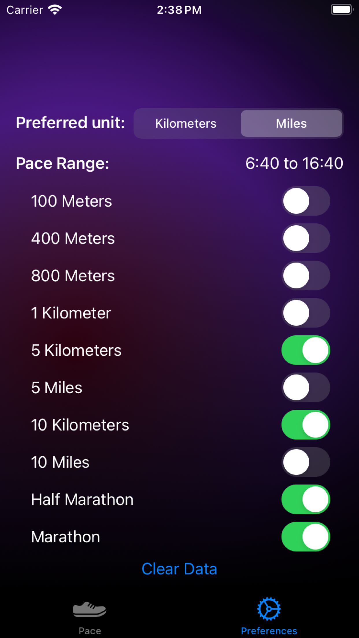 Running Pacer