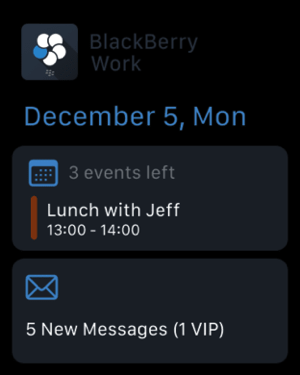 ‎BlackBerry Work Screenshot