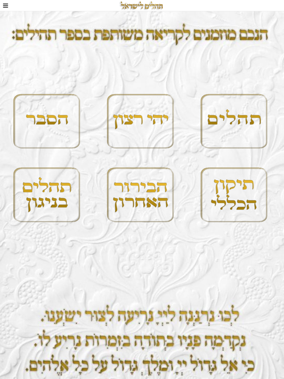Screenshot #4 pour תהילים לישראל