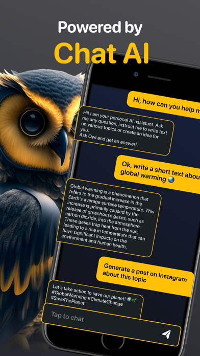 Screenshot #1 pour Ask Owl – AI Chatbot Assistant