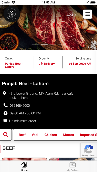 Punjab Beef Shop Screenshot