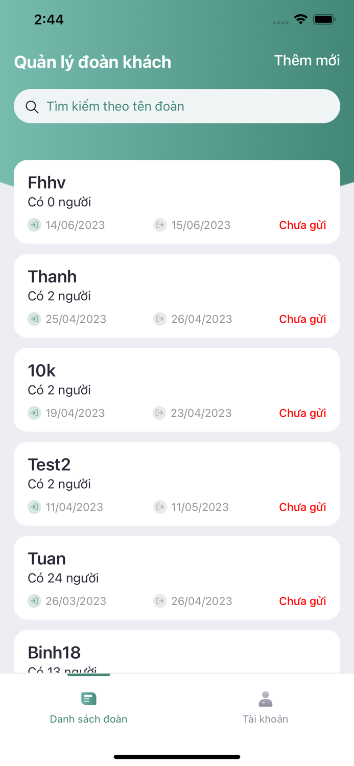 Dữ liệu duyệt nhập cảnh