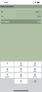 Ratio Calculator Pro screenshot #3 for iPhone