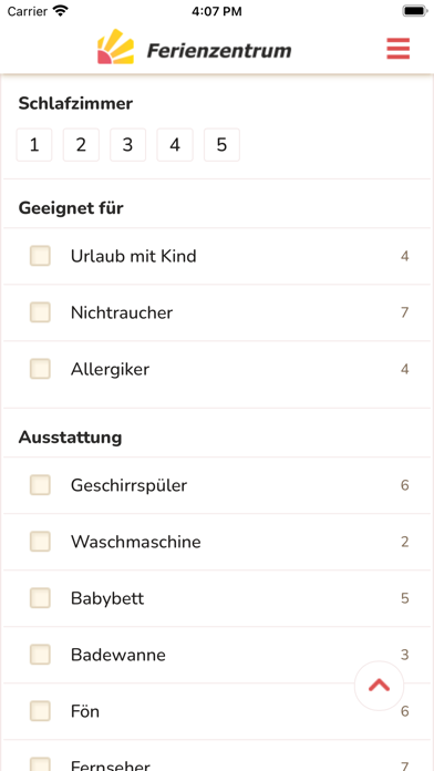 Ferienzentrum.de Screenshot