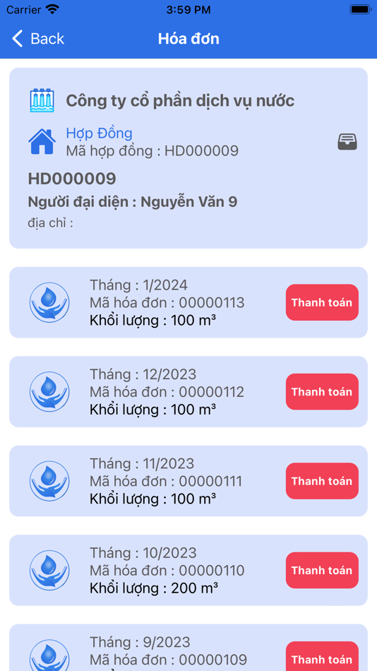 #3. Dịch vụ nước (iOS) 由: Công ty cổ phần giải pháp dịch vụ nước