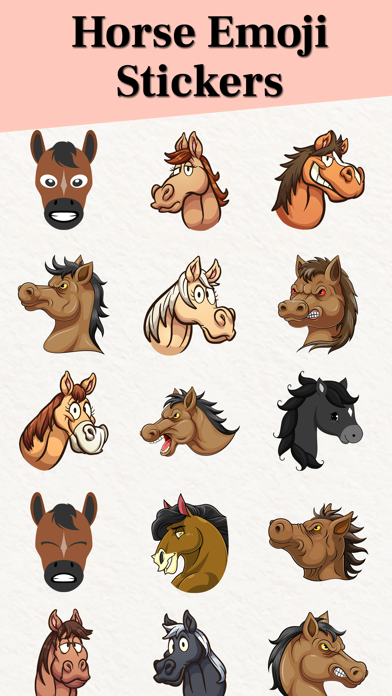Horse Emojis for iMessage Screenshot