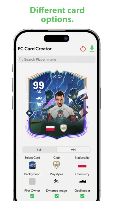 FC 24 Card Creator Screenshot