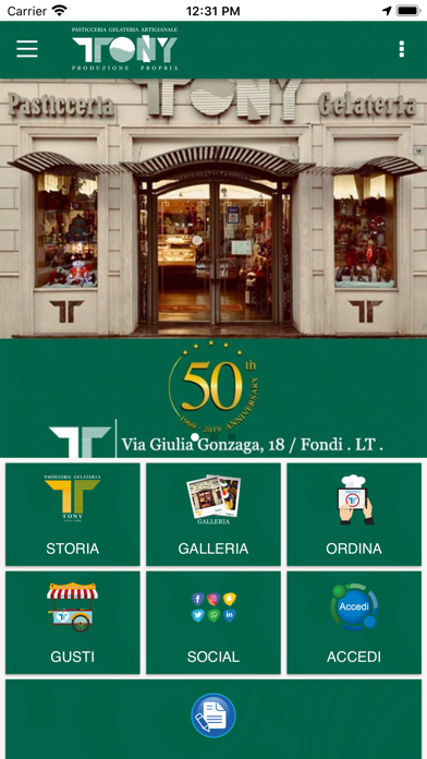 Screenshot #1 pour Pasticceria Gelateria Tony