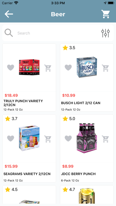 Cellar Door Wine & Spirits Screenshot