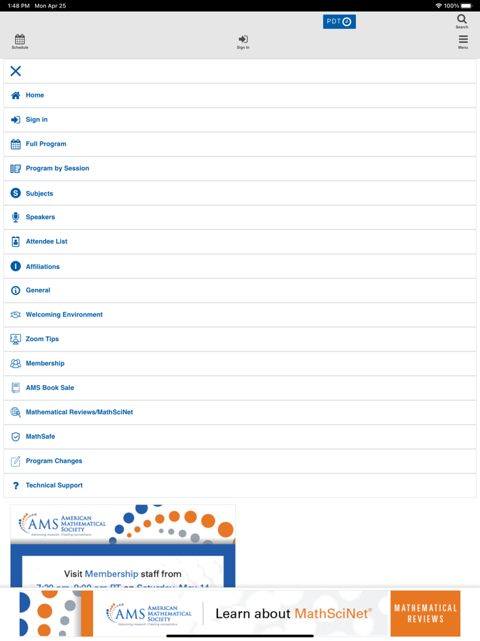 AMS Spring Western 2022