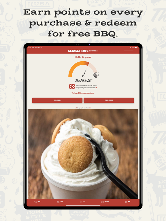 Smokey Mo's BBQ iPad screenshot 2 - Food & Drink app