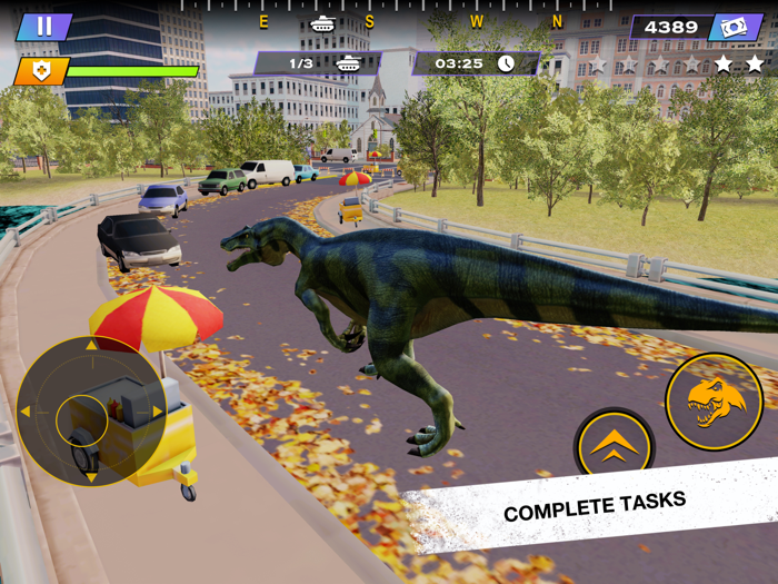 Dino Crash 3D — Dinosaur Wars
