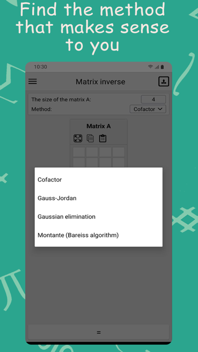 Matrix Operations Screenshot