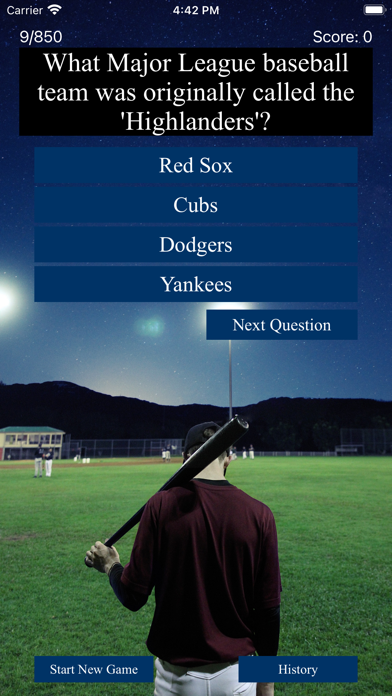 Baseball Trivia Pro Screenshot
