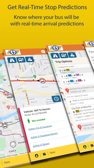 Screenshot 2 of JeT Bus Tracker App