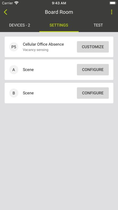 Luceco Platform Commissioning Screenshot