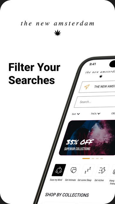 The New Amsterdam iPhone screenshot 1 - Shopping app