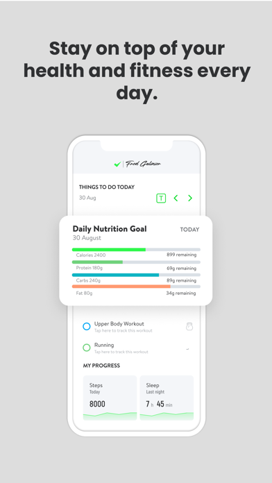 Fred Galinier Fitness Screenshot