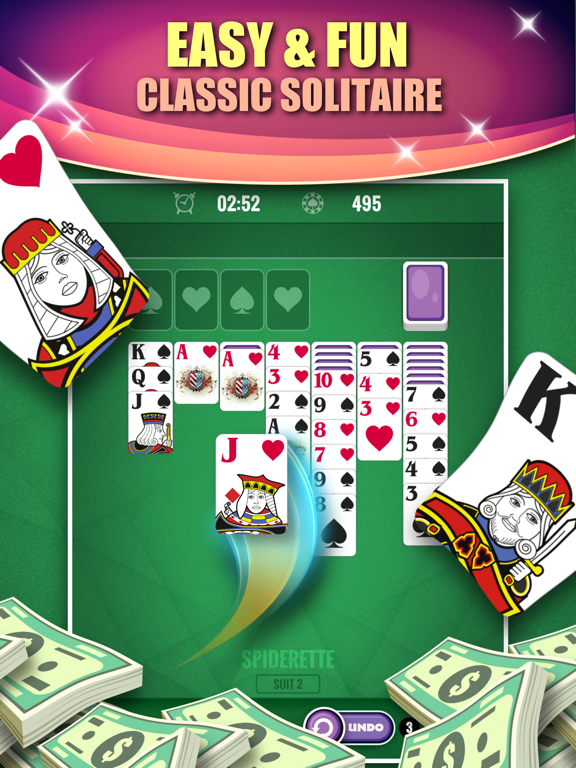 Screenshot #4 pour Solitaire Spiderette: Win Cash
