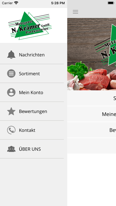 Metzgerei Krämer Screenshot