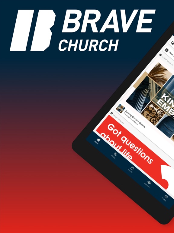 Brave Church Denver iPad screenshot 1 - Lifestyle app