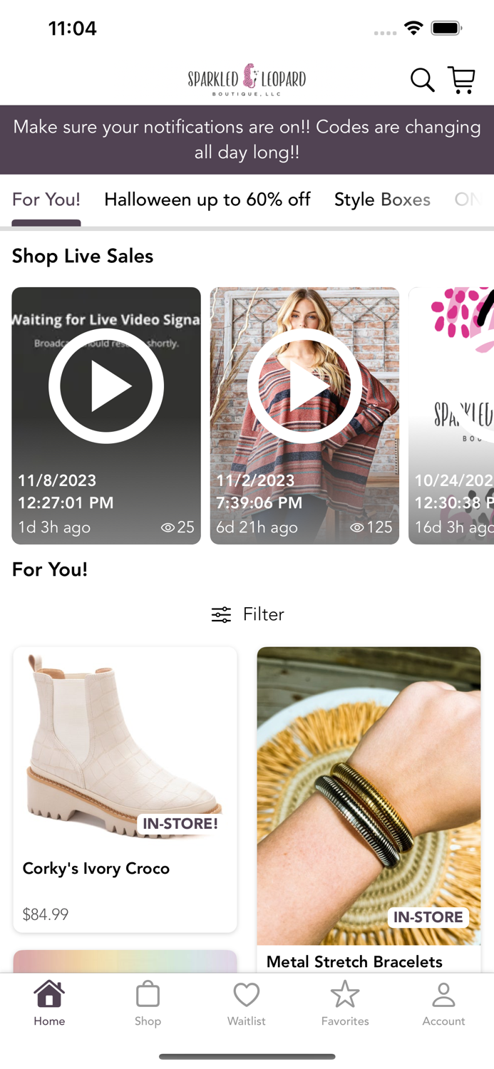 Sparkled Leopard Boutique