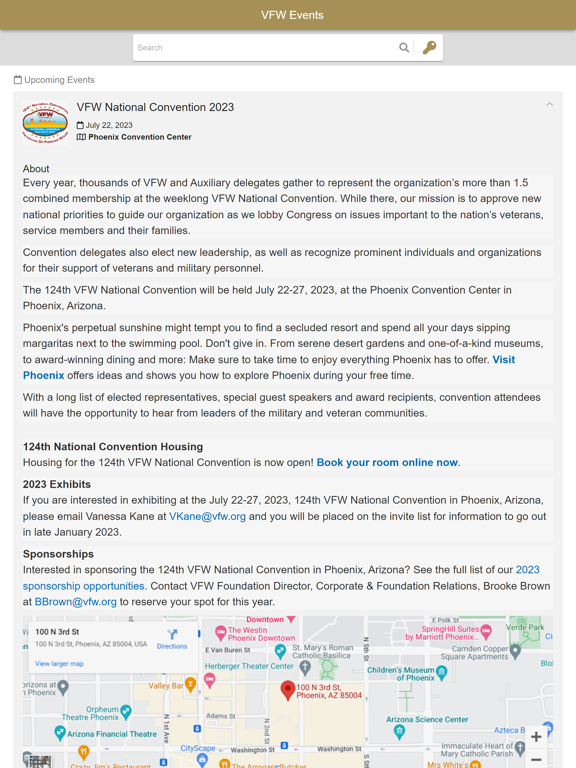 Screenshot #5 pour VFW Events