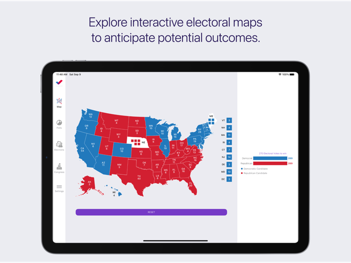 Ballotics Election Data and Map