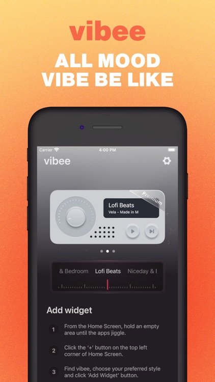 vibee-scene playlist widget