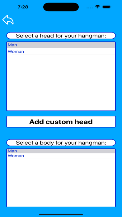 Hangman in English or Spanish Screenshot