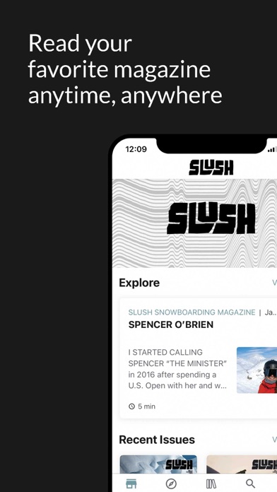 Slush Snowboarding Magazine Screenshot