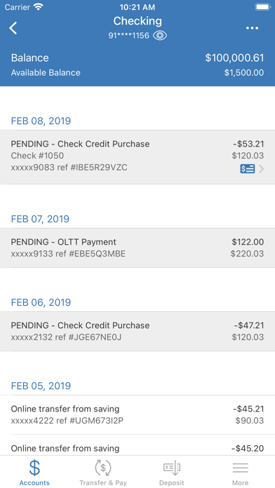 Pickens Savings & Loan Mobile Screenshot