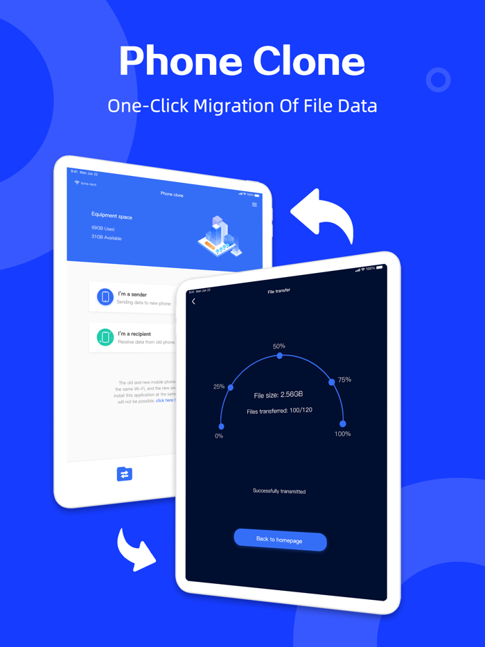Phone Clone  Content Transfer