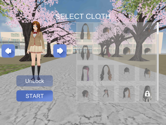Women's School Simulator 2020 iPad app afbeelding 2