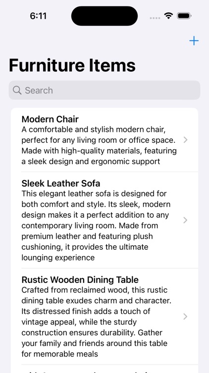 Furniture Shop Manager