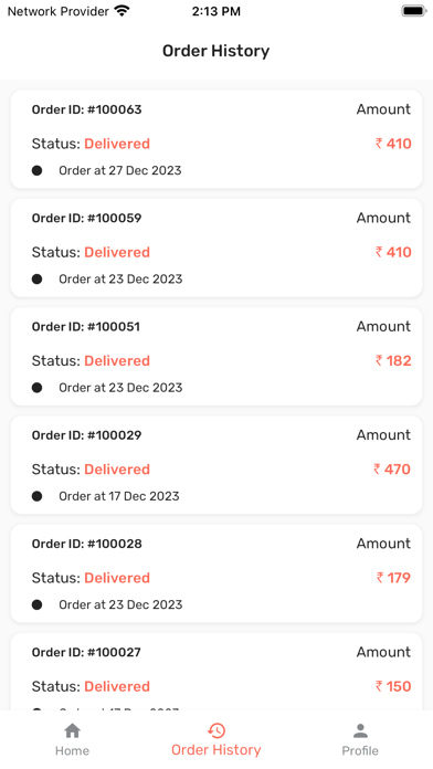 NASN delivery Screenshot