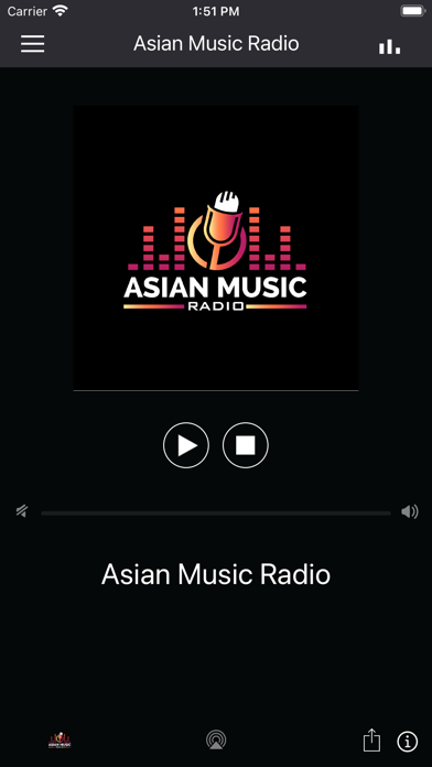 Asian Music Radio Screenshot