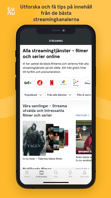 tv.nu: Streaming- & TV-guide Screenshot