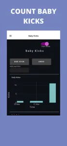 Count Baby Kicks App screenshot #1 for iPhone