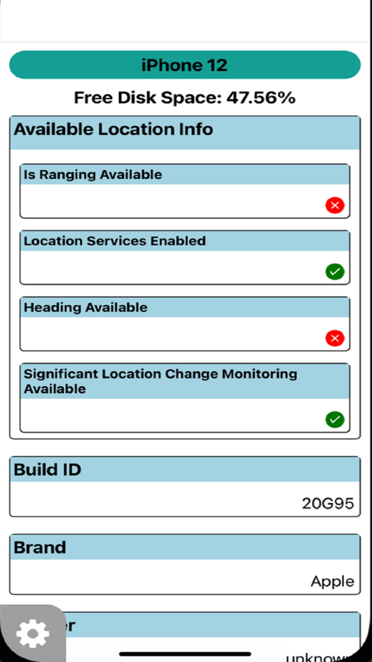 #1. Device Info! (iOS) 由: DxT LLC
