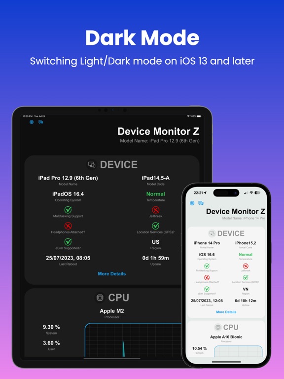 Device Monitor Z: CPU x RAM OSのおすすめ画像9