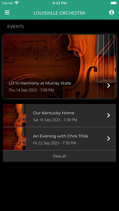 Louisville Orchestra Screenshot