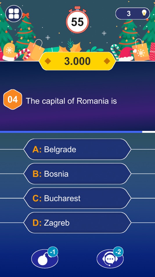 #6. Millionaire Quizizz: IQ Trivia (iOS) โดย: Bien Phan