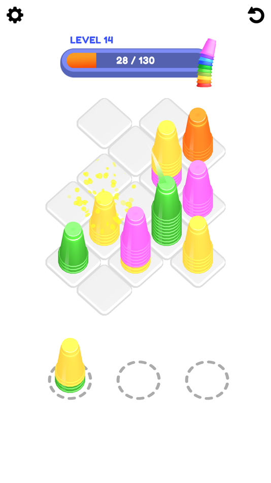 #4. Cup Stacker! (iOS) 由: Gybe Games