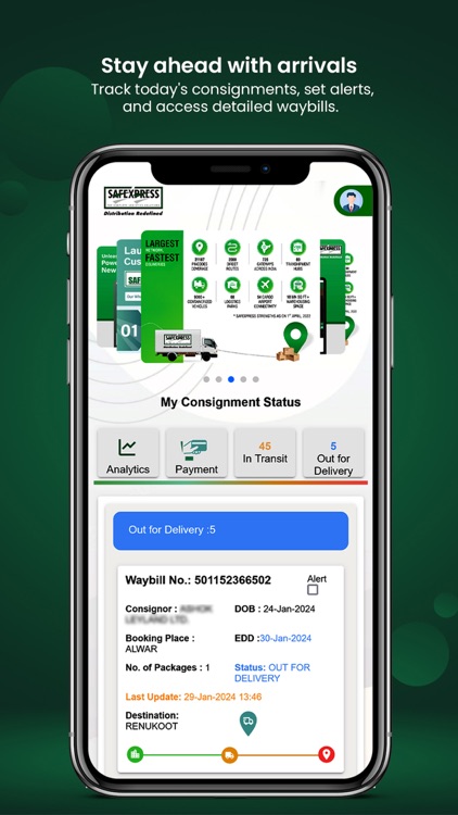 Safexpress ConsigneeApp screenshot-4