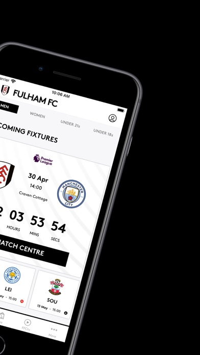 Official Fulham FC App Screenshot