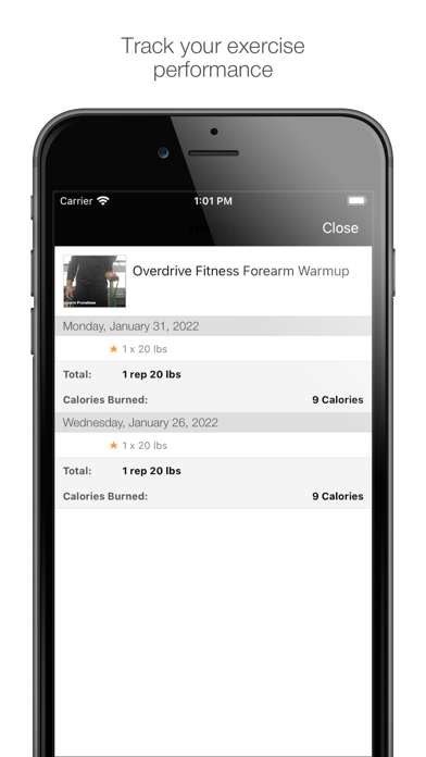 OD Fitness Screenshot